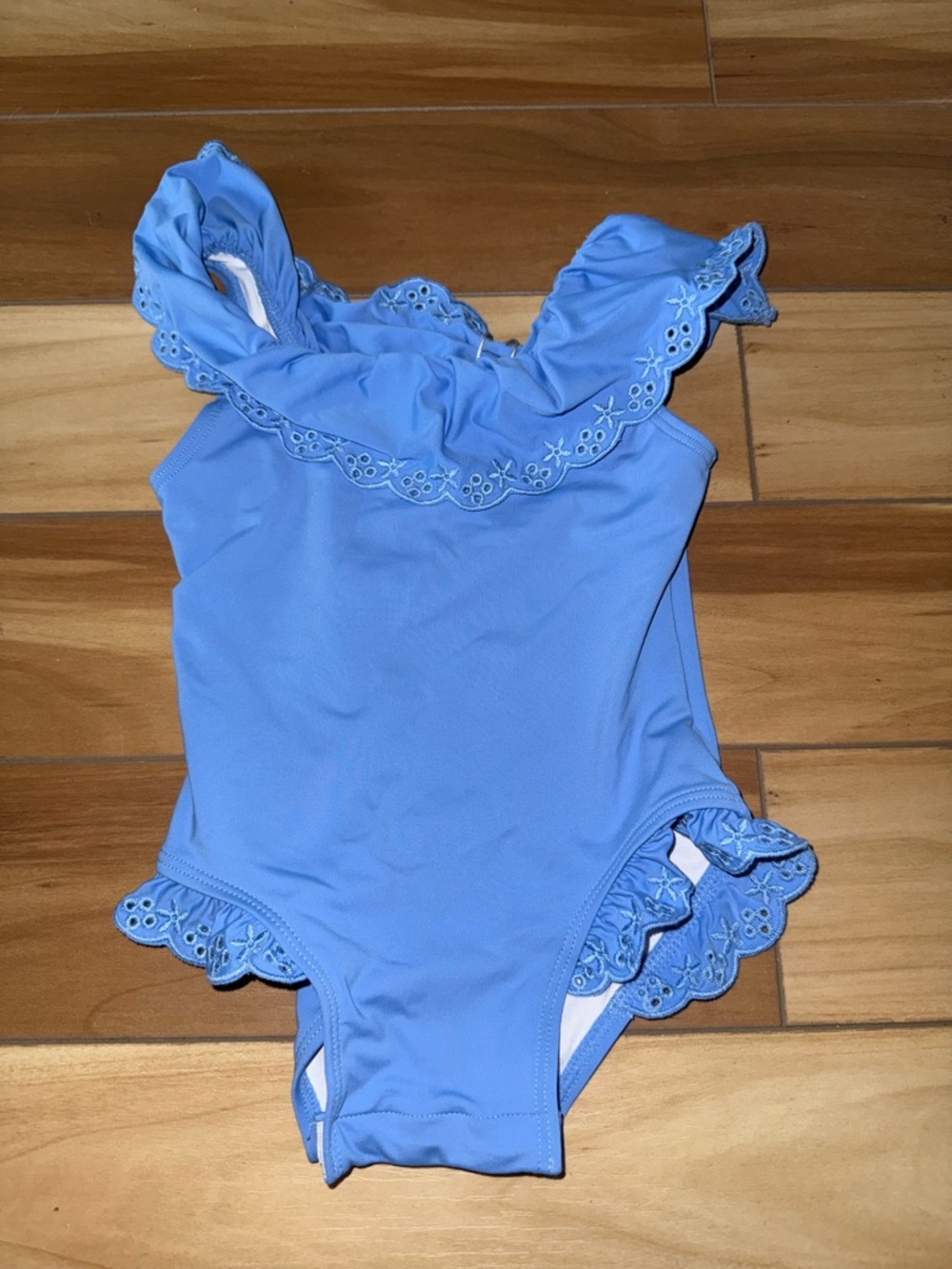 The Beaufort Bonnet company One-Piece Swimsuit with Eyelet Ruffle